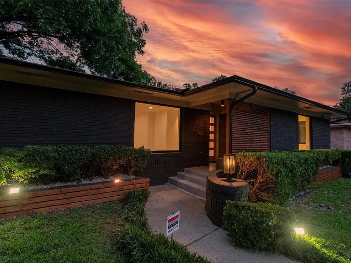 Completed residential remodel — full window package